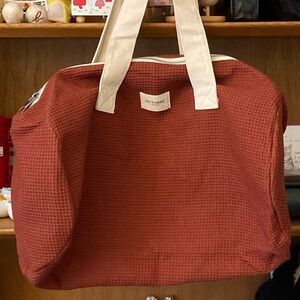 Sezane/Octobre bowling tote with zip